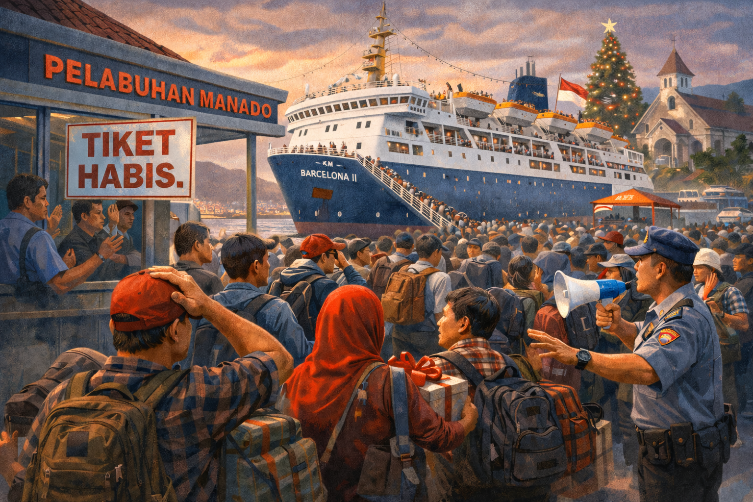 Lonjakan Penumpang Jelang Natal, Antisipasi Transportasi Laut Manado–Sangihe Perlu Dioptimalkan