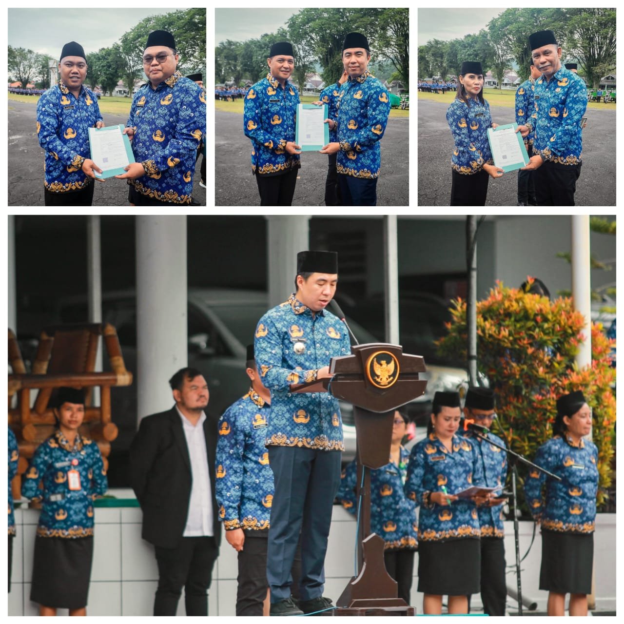 Peringati HUT ke 54 Tahun Korpri, Thungari Serahkan 1.165 SK Tenaga Paruh Waktu