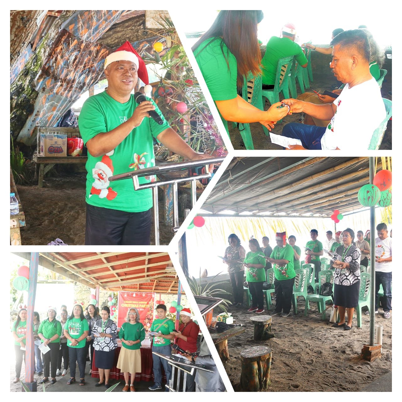 Berlangsung Khusuk Ibadah Natal Cabang Dinas Pendidikan Provinsi Wilayah Sangihe