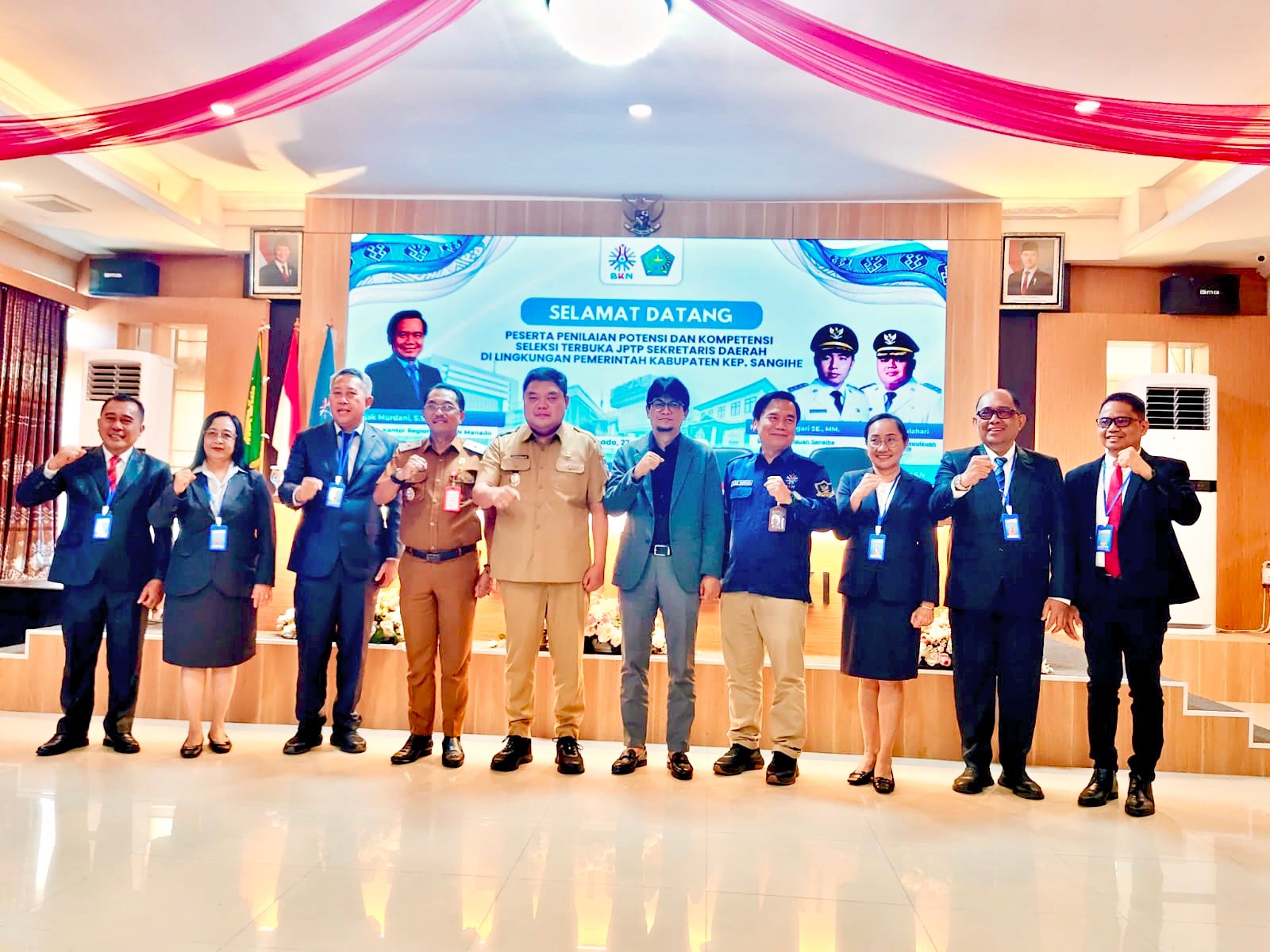 Seleksi Sekda Sangihe Masuk Tahap Asesmen, BKN RI Uji Kompetensi Peserta